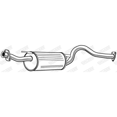 Geluiddemper achter WALKER 22552