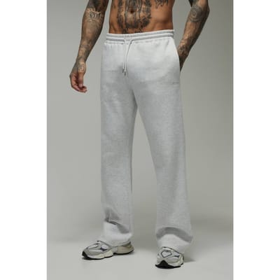 Man Active Tall Straight Man Dash Jogger | Grey Marl | Size Small