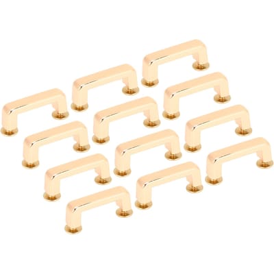 20 Ensembles Rivets de Reliure 20x7x7mm Rivet Plat Arche et Vis Cruciforme pour Artisanat du Cuir Ceinture or