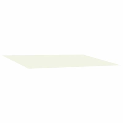 vidaXL - Vervangingsdoek - voor - zonnescherm - Crèmekleurig - 350 - x - 250 - cm