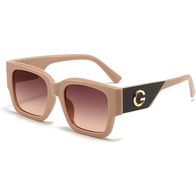 Luxe Merk G Zonnebrillen Voor Dames En Heren Europese En Amerikaanse Stijlvolle Vierkante Designer Brillen Unisex Brillen Uv400