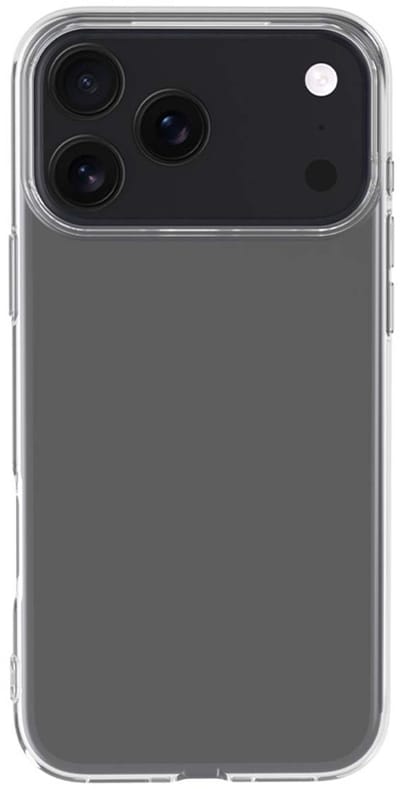 Bigben Connected, Hoesje geschikt voor iPhone 17 Pro Max - Flexibel TPU Ultra-Resistant, Transparant