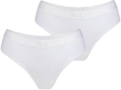 6 pack O'Neill Dames ondergoed Brazilian slip - Katoen - Wit