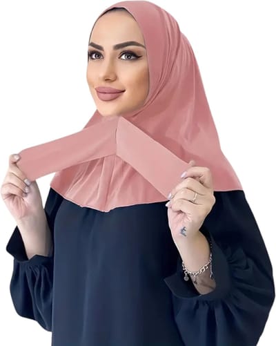 Nivard Hoofddoek - Hijab - Dames - Abaya - Sjaal - Islamitische Kleding - Moslim Kleding - Alhamdulillah - Roze