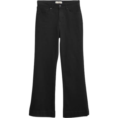 White Stuff Hattie Flare Black Denim Maat: 10 REGULAR | Wijde Broeken Outlet | Dames | Grijs