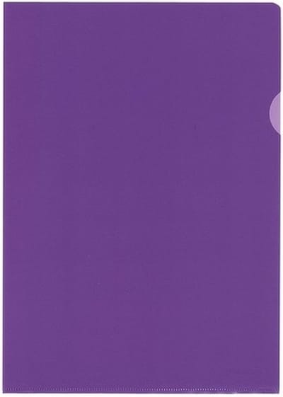 Kangaro Insteekmapjes - 10x stuks - paars - A4 formaat - 21 x 30 cm - antistatisch
