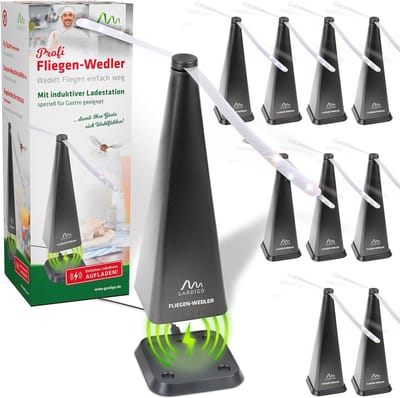 Professionele Vliegenverjager met USB Oplaadstation - Verpakt in 10 Stuks