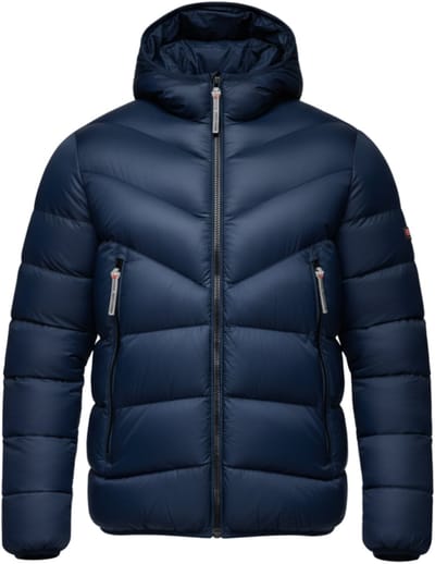 OMBRE Jas - Polyamide - Rits - Effen Marine S