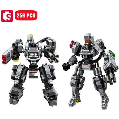 SEMBO Transformeerbare Mech Assemblage Bouwsteen MOC Robot Auto Bouwset Kinderspeelgoed voor Jongens Verjaardagscadeaus no box