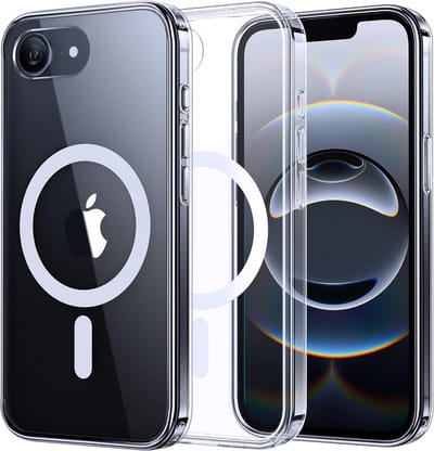 Hoesje Geschikt voor iPhone 16e / iPhone 17e Hoesje Silicone case Geschikt voor MagSafe hoesje - Transparant