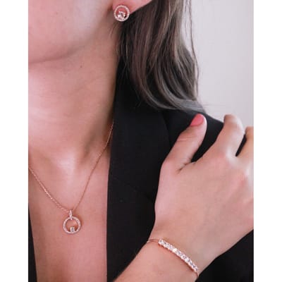 Mia Amory Sets - Roségoud en Kristal