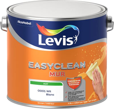 Levis - Easyclean Mur Mat - Wit - 2,5 L