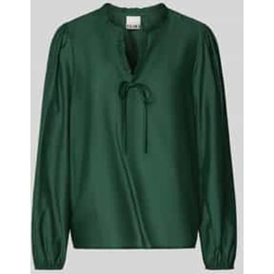 Regular fit blouse met ruches, model 'KARLANI'