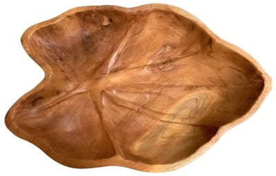 Varios-schaal-decoratieschaal-teakhout-serveerschaal-26x40