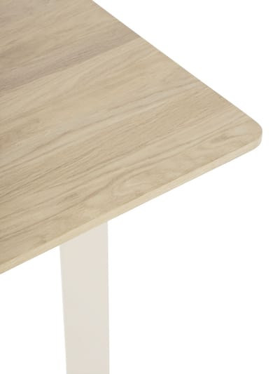 Muuto 70/70 Tafel - eiken massief - zwart - L