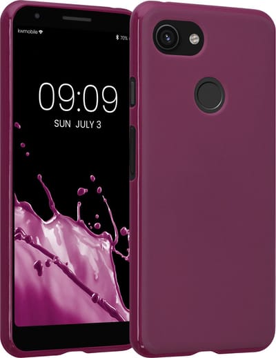 kwmobile telefoonhoesje geschikt voor Google Pixel 3 - Hoesje voor smartphone - Back cover in bordeaux-violet