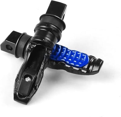 Motor Voetsteunen - Passagier Pedalen - Comfortabel Rijden - Universele Pasvorm - 12 cm Lengte - Blauw