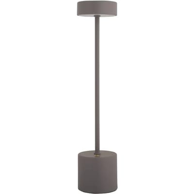 Leitmotiv Tafellamp Ganar Led - Grijs - 8x8x37.5cm - Modern