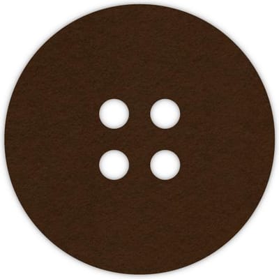 Knoop onderzetters - Vilt - Donkerbruin - Rond - 6 stuks - ø 9,5 cm - Tafeldecoratie - Glas onderzetter - Cadeau - Woondecoratie - Woonkamer - Tafelbescherming - Onderzetters Voor Glazen - Keukenbenodigdheden - Woonaccessoires - Tafelaccessoires