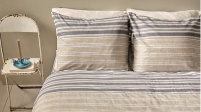 Ariadne at Home Motif dekbedovertrek - Eenpersoons - 140x200/220 - Naturel