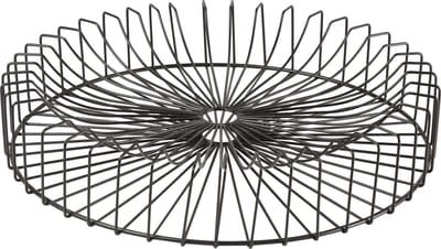 Cosy&Trendy Orbit Fruitschaal - Rond - Ø 40 cm x 6 cm - Zwart