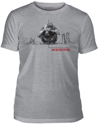 T-shirt End Deforestation Orangutan Tri-Blend M