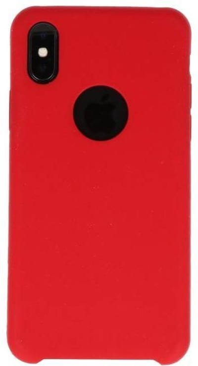 Premium TPU Backcover Case Hoesje - Hoesje Geschikt voor iPhone X Rood