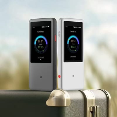 ZTE U60 Pro MU5250 – 5G WiFi 7 Hotspot | 9 Omni-Antennes | NFC Quick Connect | 10.000 mAh Powerbank + Fast Charging | 3.5'' Touchscreen