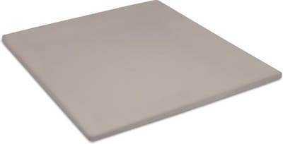 Cinderella Sundays Hoeslaken - Topper - 100% Katoen-Satijn - 1 Persoons - 90x210 cm - tot 15 cm  - Taupe