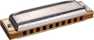 Hohner blauws Harp Bb MS - Diatonische mondharmonica