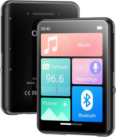 MP3 Speler - Muziekspeler - Muziek Luisteren - Bluetooth 5.4 - 128GB - Zwart
