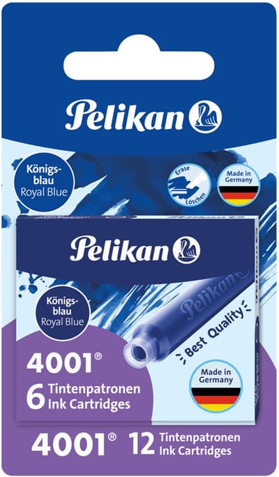 Pelikan Tintenpatrone 4001 TP/5 Königsblau 5Stück