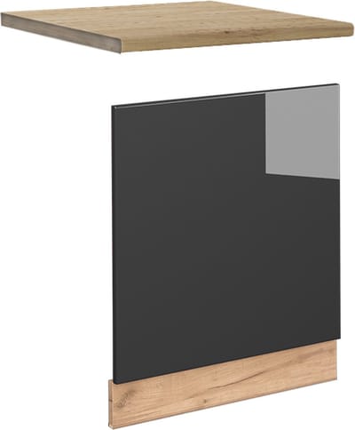 Vicco Fame-Line Frontpaneel – 60 cm, WB Eik Antraciet Hoogglans