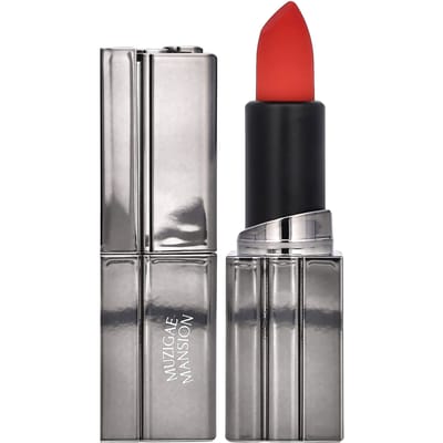 Muzigae Mansion, Moodwear Blur Lipstick, 008 Revenge, 1 stuk black