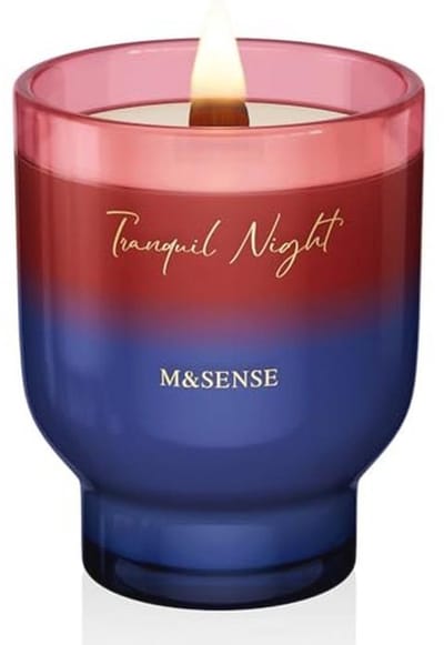 Grote Geurkaars - Rustige Nacht met Houten Wick, 95 Uur Brandduur, Sojawas, Luxe Geschenk voor Vrouwen