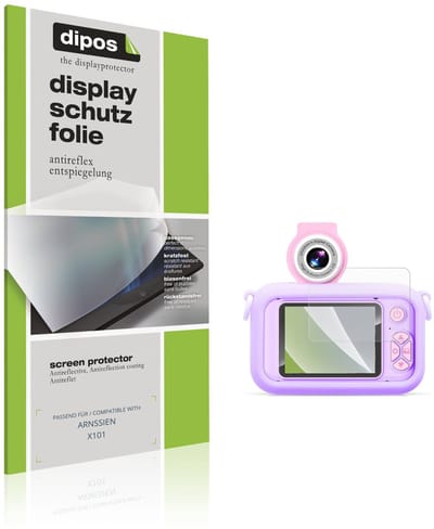 dipos – 4x Matte Beschermfolie geschikt voor ARNSSIEN X101 | Krasbestendige & antireflecterende Screenprotector Ultra-Thin