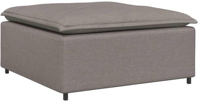 vidaXL - Modulaire - voetenbank - module - 100x100x48 - cm - taupe