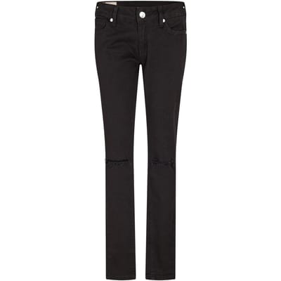 Criminal Damage Skinny jeans voor heren met scheuren (Zwart)