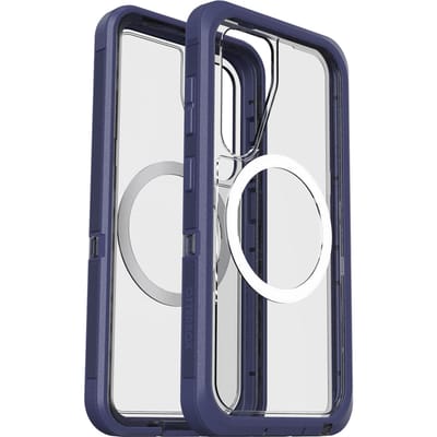 OtterBox Defender XT Clear Magnets Samsung Galaxy S25 Violet Thunder - clear/purple