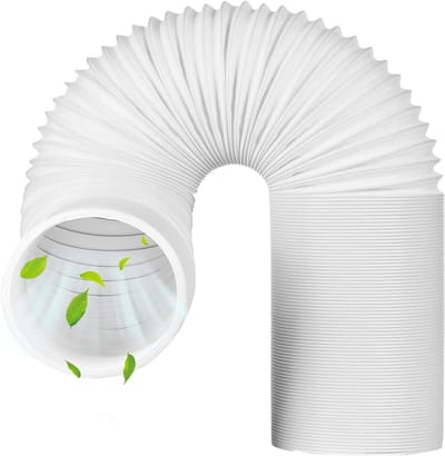 2 meter, 150 mm diameter, pvc-afvoerslang, airconditioningsslang, verlenging, draagbare airconditioning, afvoerslang, voor airconditioning, wasdroger, afzuigkap