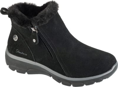 Skechers Easy Going - High Zip 2 168042-BBK, Vrouwen, Zwart, Laarzen,Sneeuw laarzen, maat: 38