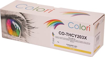 Colori huismerk toner geel geschikt voor HP Laserjet Pro M254 M254dw M254nw MFP M280 M280nw M281 M281fdn M281fdw M 254 M 254dw M 254nw M 280 M 280nw M 281 M 281fdn M 281fdw HP 202A 202X CF542A CF542X