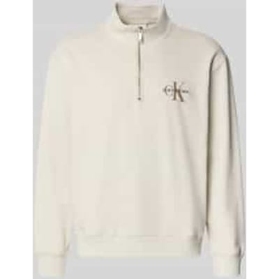 Sweatshirt met opstaande kraag