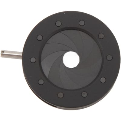 Verstelbaar Irisdiafragma 1 tot 16 mm Aluminiumlegering Irisdiafragma Adapter voor black
