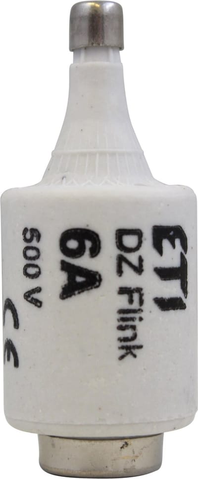 ETI Diazed DII - zekering - porselein - 6 Amp - DZ snel
