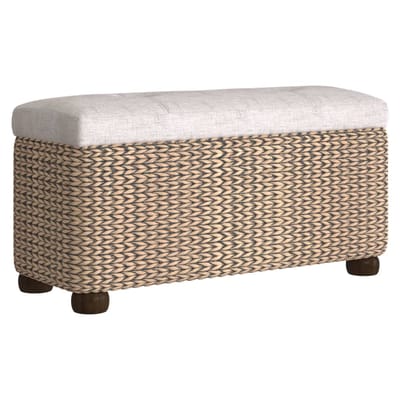 vidaXL - Opbergbankjes - 2 - st - met - grijs - kussen - 69 - cm - kattenstaart