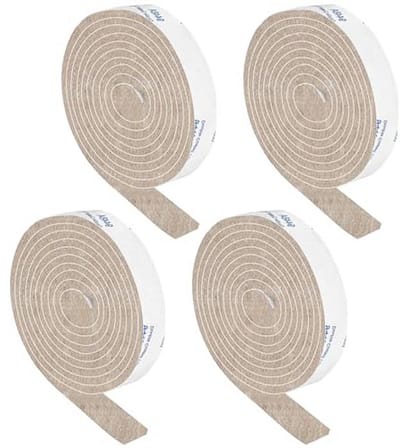 Zelfklevende Viltstrips - Beige Vilten Rollen 1/2x152 cm voor Meubelbescherming