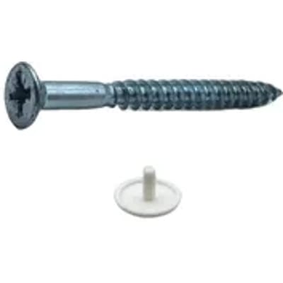 Sencys Spaanplaatschroef Gegalvaniseerd Vlakke Kop Pozi - 4,5x50mm - 10 Stuks