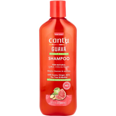 Cantu, Shampooing apaisant pour le cuir chevelu, goyave, 13,5 fl oz (400 ml)