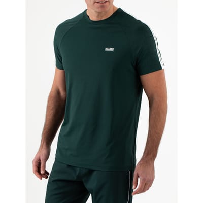 Sjeng Sports BODIE - Maat: M Retro Green - Tennis Shirt Mannen - Sportshirt - 87% polyester, 13% elastaan